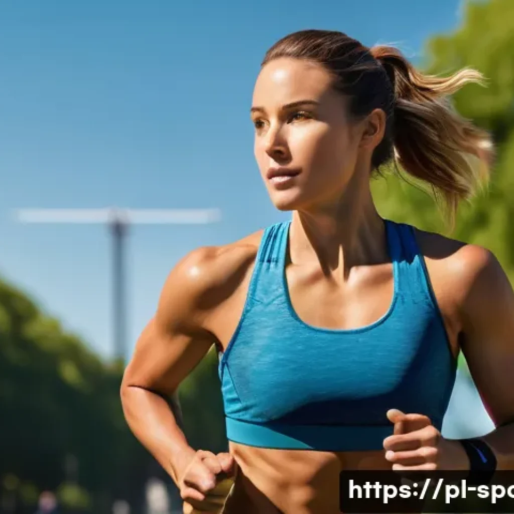 스포츠과학 데이터 분석 - **Prompt 1: Empowered Athlete with Data Overlay**
    "A determined, fit woman in her late 20s, wear...