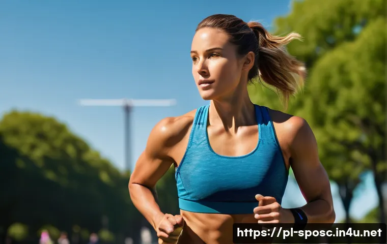 스포츠과학 데이터 분석 - **Prompt 1: Empowered Athlete with Data Overlay**
    "A determined, fit woman in her late 20s, wear...