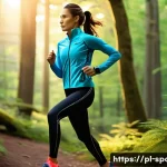 운동 기술 발전 - **Prompt 1: Elite Runner with Advanced Smartwatch**
    "A fit female runner, in her late 20s, weari...